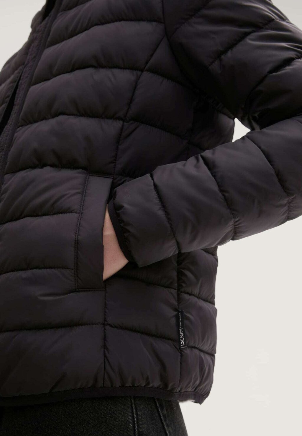 Зимняя куртка STEPP MIT KAPUZE TOM TAILOR DENIM, черный