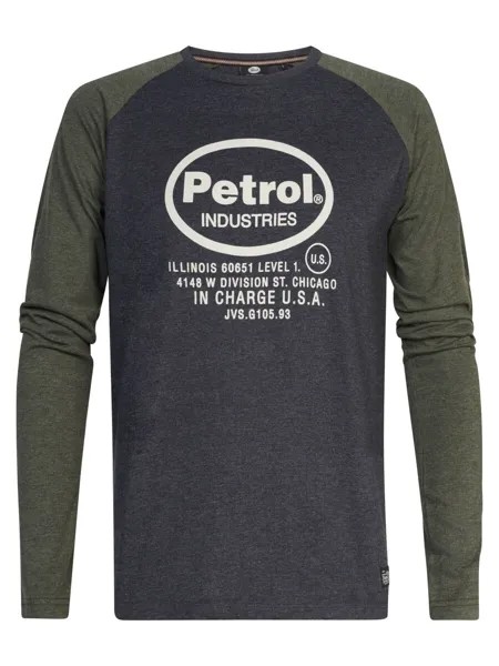 Лонгслив Petrol Industries MENASHA, темно-серый