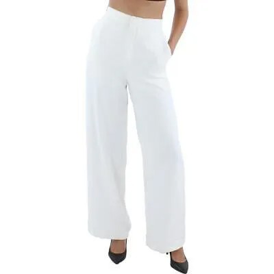 Женские белые классические брюки с высокой посадкой Endless Rose M BHFO 6253