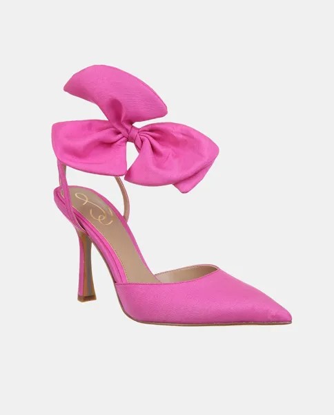 Женские текстильные туфли Halie с пяткой на пятке и бантиком на браслете Sam Edelman, розовый