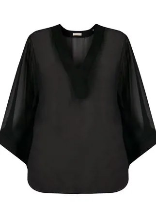 Emilio Pucci полупрозрачная блузка