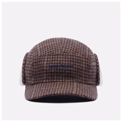 Кепка Norse Projects Wool Flannel Flap коричневый , Размер ONE SIZE