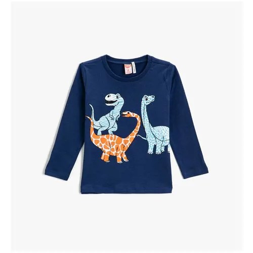 Лонгслив KOTON BABYBOY, 2YMB18804OK, цвет: NIGHT BLUE, размер: 6-9