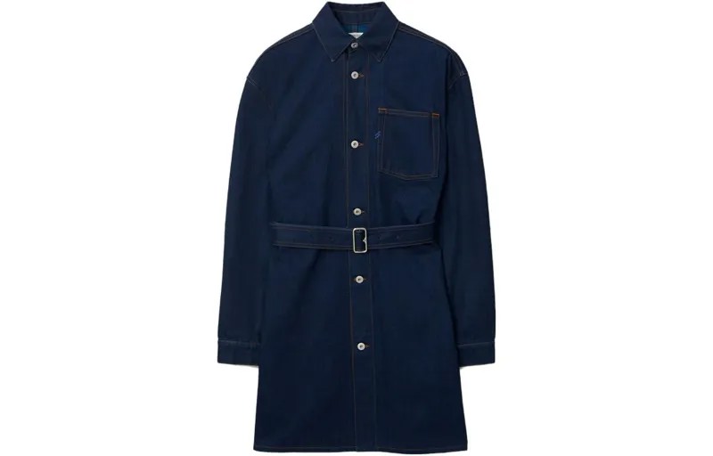 Burberry женское платье с длинными рукавами, цвет Blue