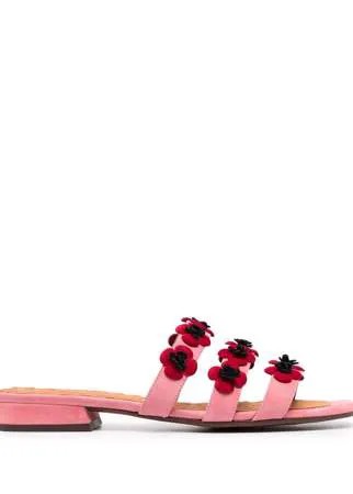 Chie Mihara сандалии с цветочной аппликацией