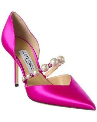 Женские атласные туфли-лодочки Jimmy Choo Aurelie 85