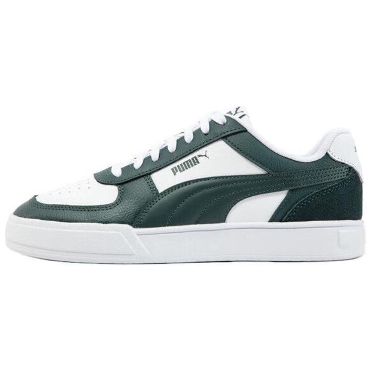 Кроссовки Puma Caven Skateboarding Shoes Unisex Low-top White/Green, зеленый