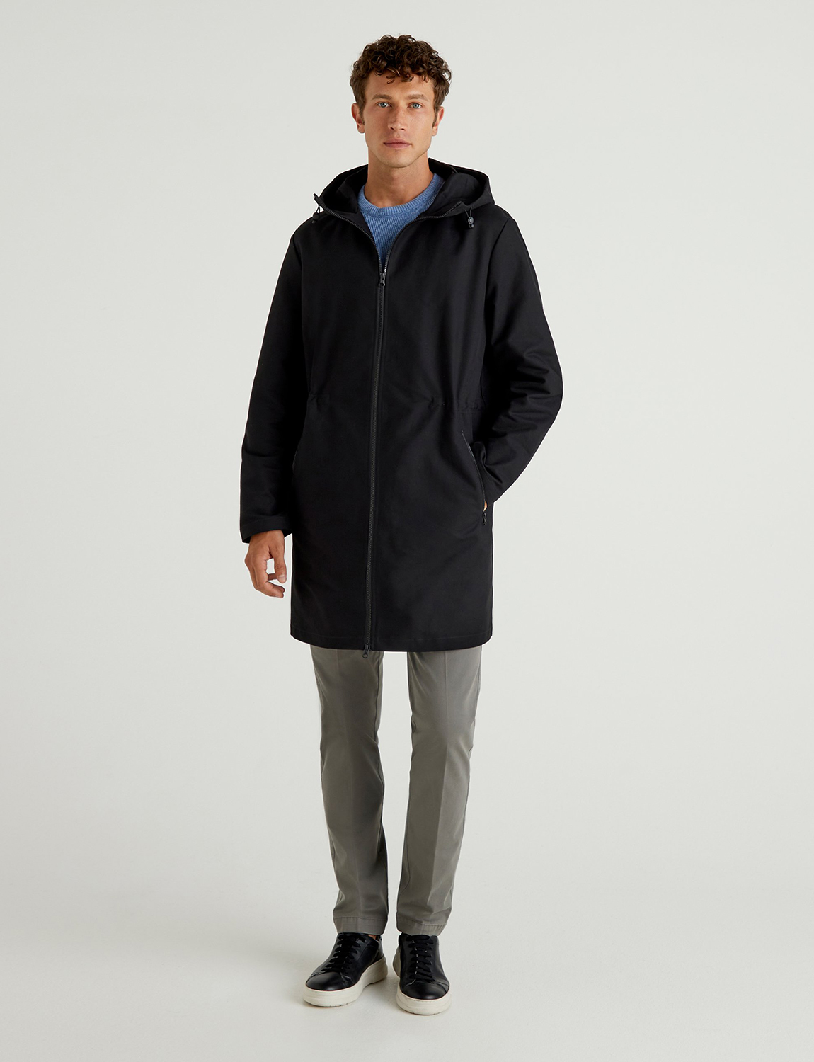 Парка мужская United Colors of Benetton 21A_2YU653H68 черная M