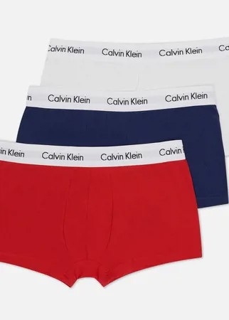 Комплект мужских трусов Calvin Klein Underwear 3-Pack Low Rise Trunk, цвет комбинированный, размер M