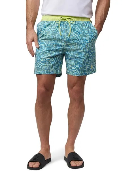 Плавки Psycho Bunny Verona Aop Swim, цвет Marina