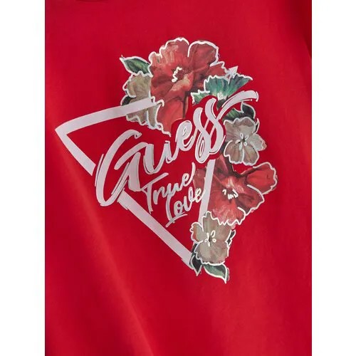 Футболка GUESS, размер 14, красный
