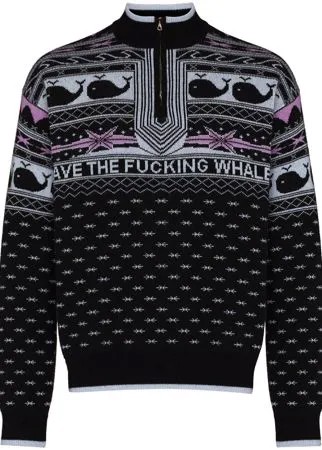 Phipps джемпер Save The Whales с высоким воротником
