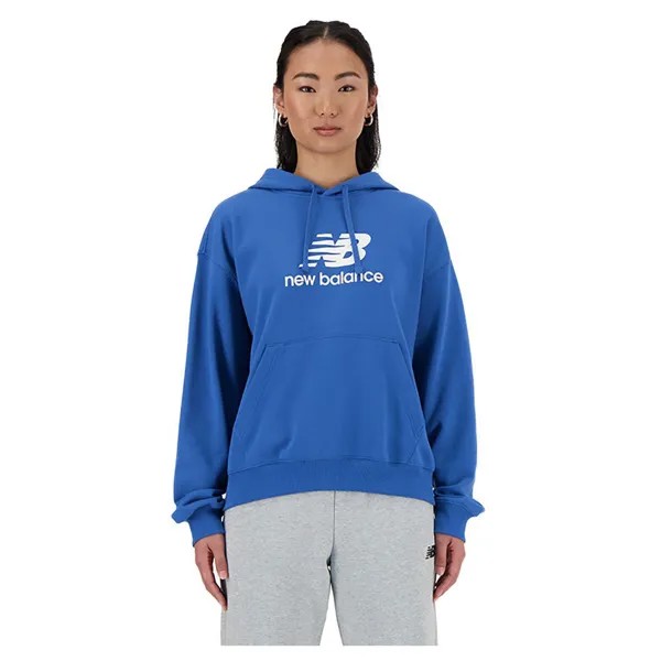 Худи New Balance Sport Essentials French Terry Logo, синий