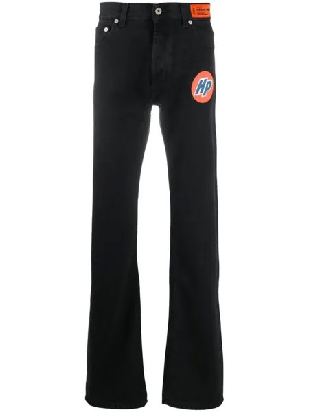 Heron Preston джинсы bootcut с логотипом, черный