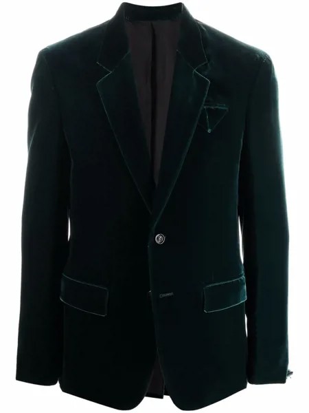 Bottega Veneta бархатный однобортный пиджак