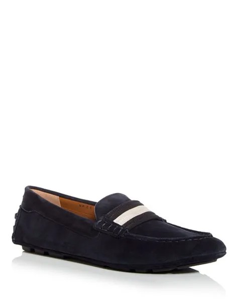 Мужские лоферы Kansan Moc Toe Driver Bally, цвет Blue