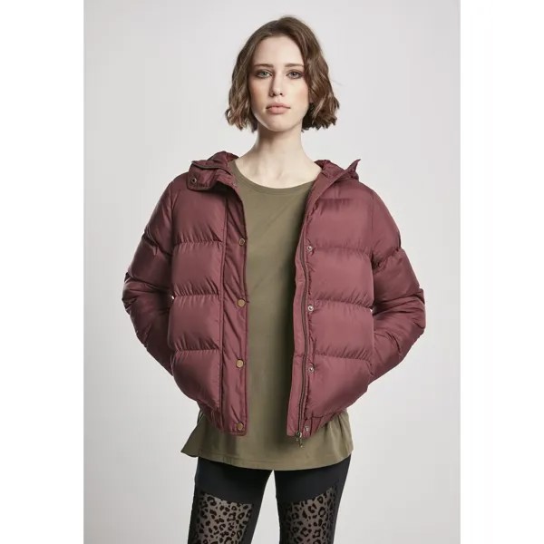 Куртка Urban Classics Hooded Puffer, красный