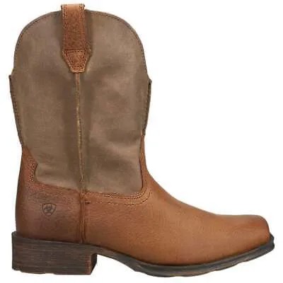 Женские коричневые повседневные ботинки Ariat Rambler Square Toe Cowboy 10044536
