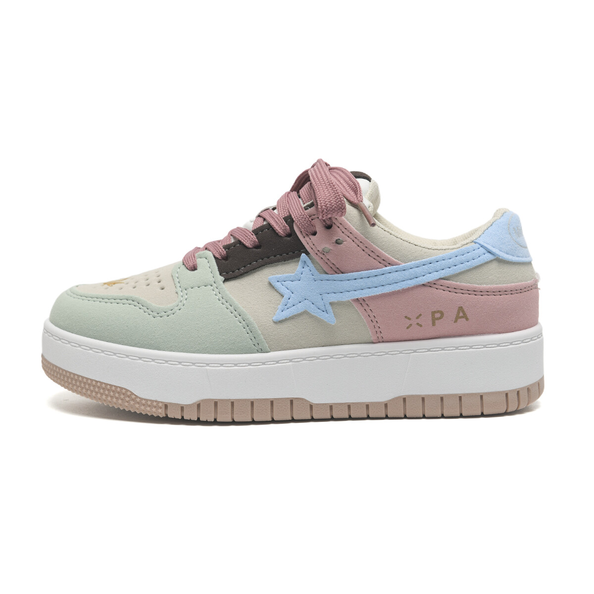 Кроссовки Circle small Skateboarding Shoes Women's Low-top, цвет Multicolor