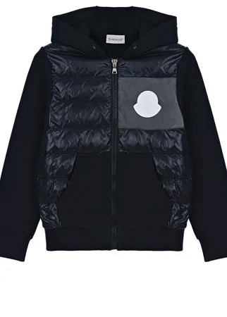 Спортивная куртка со стеганной вставкой Moncler детская