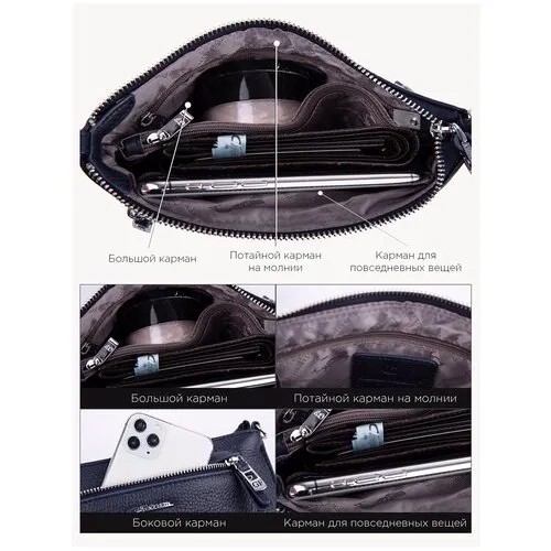 Сумка женская 2020785A D8 blu Giorgio Ferretti