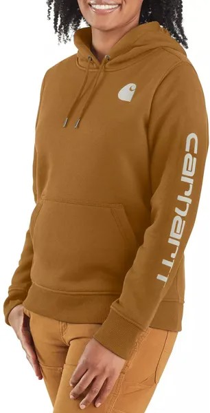 Женская толстовка с рукавами и графическим рисунком Carhartt Clarksburg