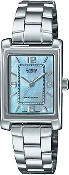 Японские наручные  женские часы Casio LTP-1234DS-2A. Коллекция Analog