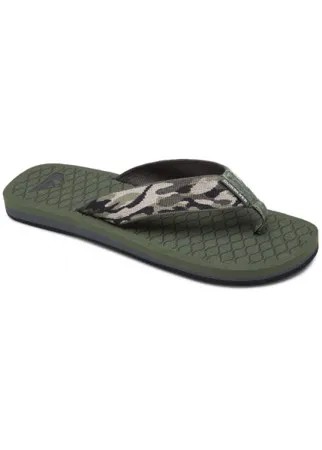 Вьетнамки мужские Quicksilver AQYL101089 зеленые 41 RU
