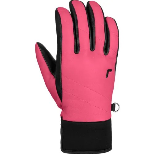 Перчатки Reusch, розовый, черный