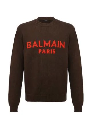 Шерстяной свитер Balmain