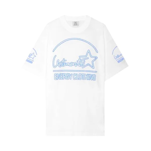 Футболка Vetements Energy T-Shirt 'White', белый