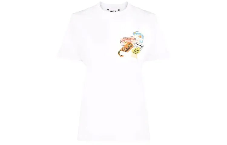 Футболка женская белая Golden Goose