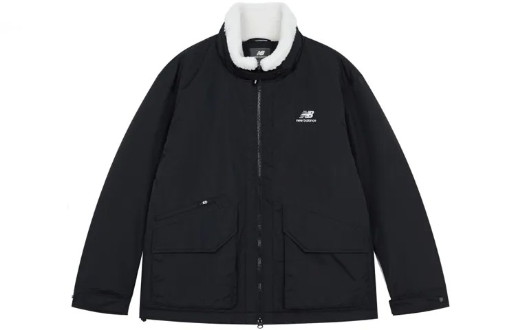 Бархатная куртка унисекс New Balance, цвет Black