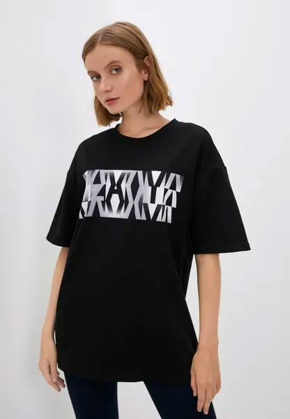 Футболка женская ZAVI oversize черная 46-48 RU