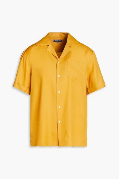 Рубашка Thomas Tencel из твила FRESCOBOL CARIOCA, бархатцы