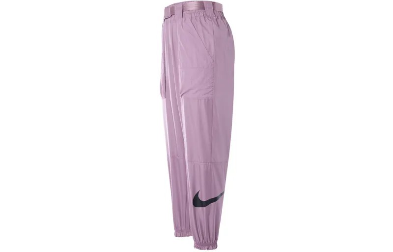 Трикотажные спортивные штаны женские фиолетовые Nike
