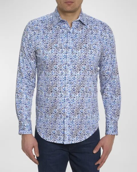Мужская спортивная рубашка Trident из эластичного хлопка Robert Graham