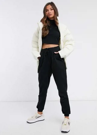 Стеганая дутая куртка кремового цвета Hummel-Белый