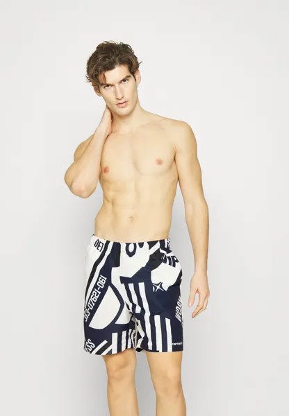 Шорты для плавания ISLAND SWIM TRUNKS Carhartt WIP, цвет marina/atom blue/white