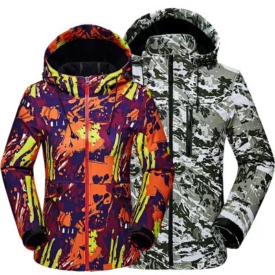Походные куртки, быстросохнущие, теплые, зимние, водонепроницаемые, камуфляжные, спортивные, мужские, женские, ветрозащитные