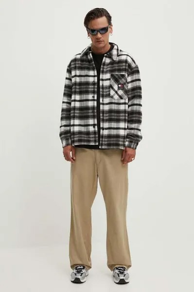 Лонгслив Tommy Jeans, черный