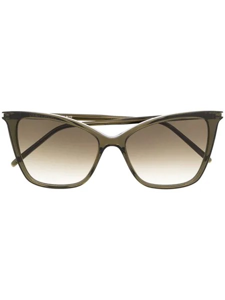 Saint Laurent Eyewear солнцезащитные очки в оправе 'бабочка'