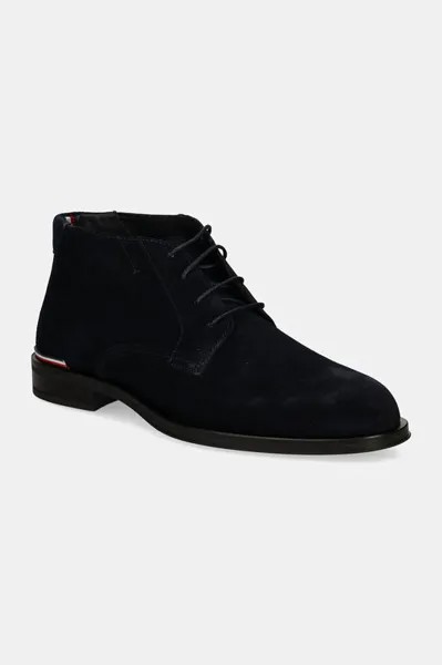 Замшевые туфли CORE RWB HILFIGER SUEDE L BOOT Tommy Hilfiger, темно-синий