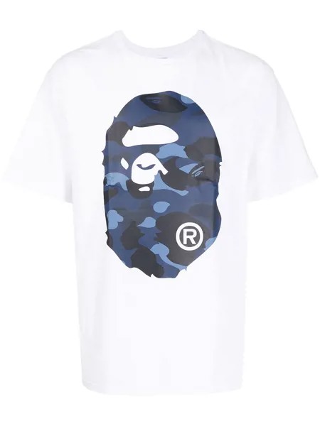 A BATHING APE® logo-print cotton T-Shirt