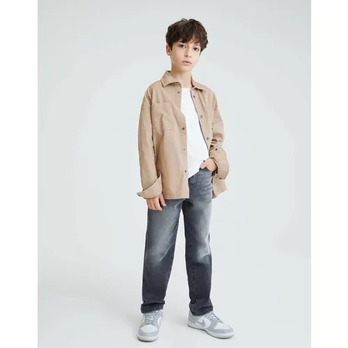 Джинсы  Gloria Jeans GJ COOL, размер 13-14л/164 (40), серый