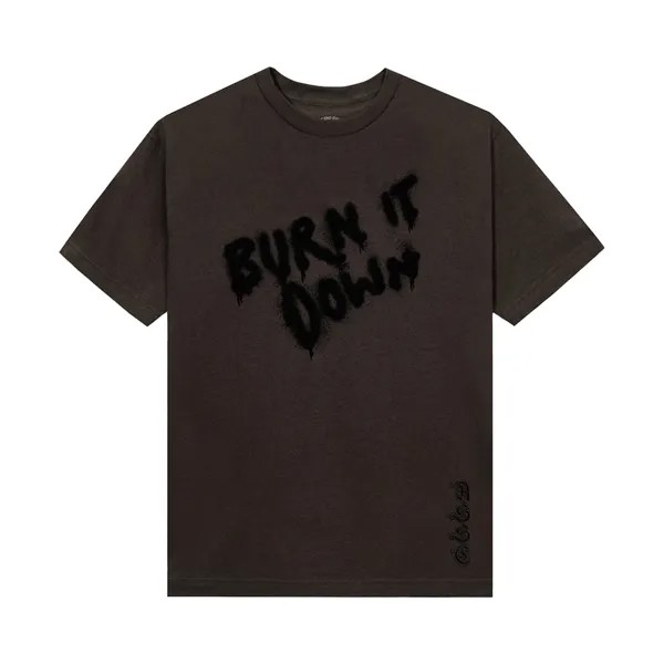 Футболка Anti Social Social Club x 2 Tone Burn It Down, коричневая