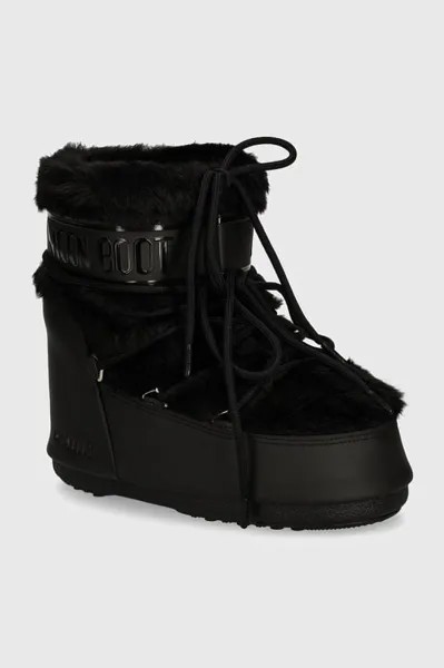 Зимние ботинки MB ICON LOW FAUX FUR Moon Boot, черный