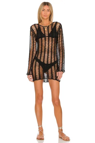 Платье мини superdown Miranda Crochet, черный