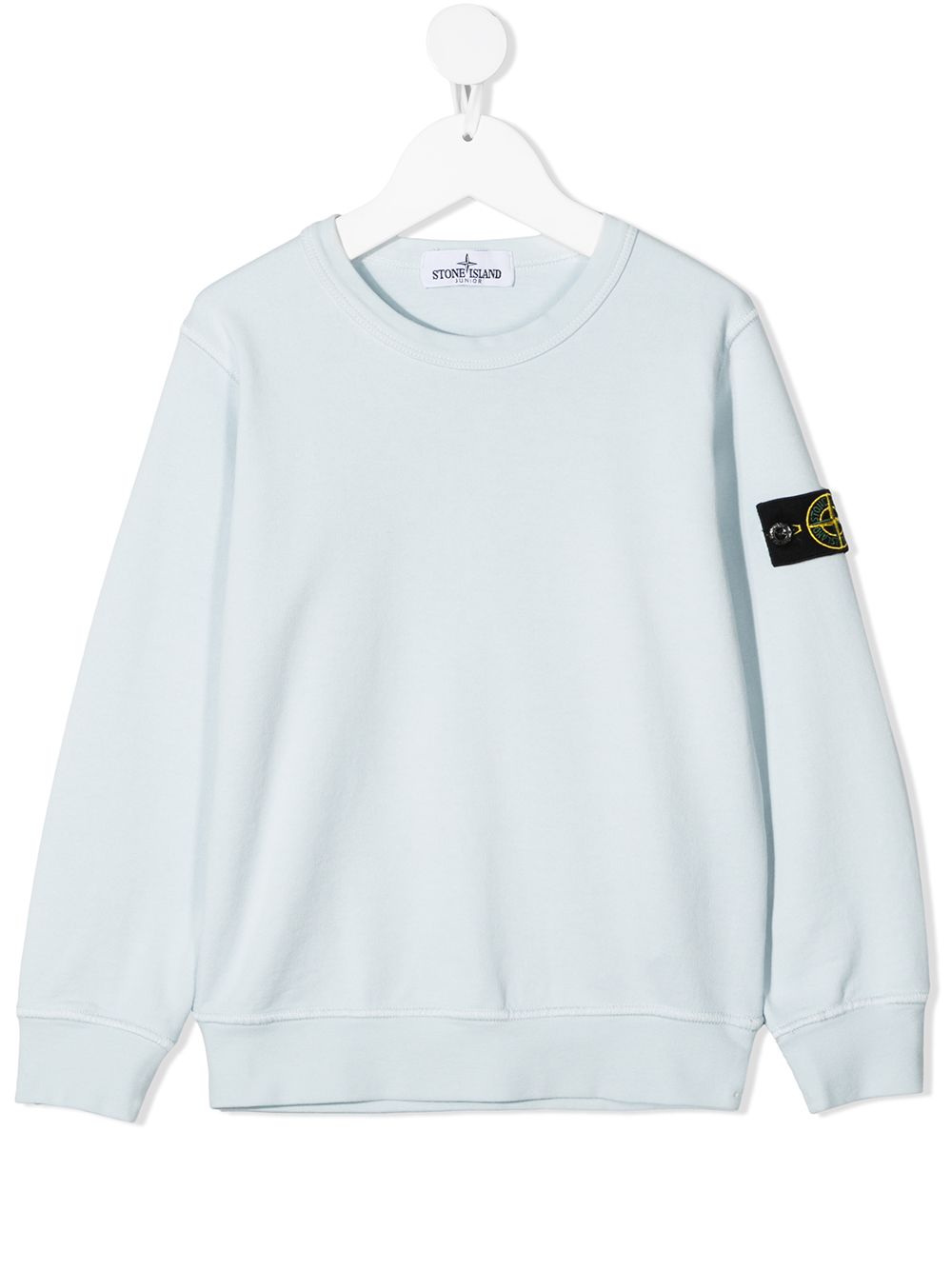 Stone Island Junior толстовка с нашивкой-логотипом