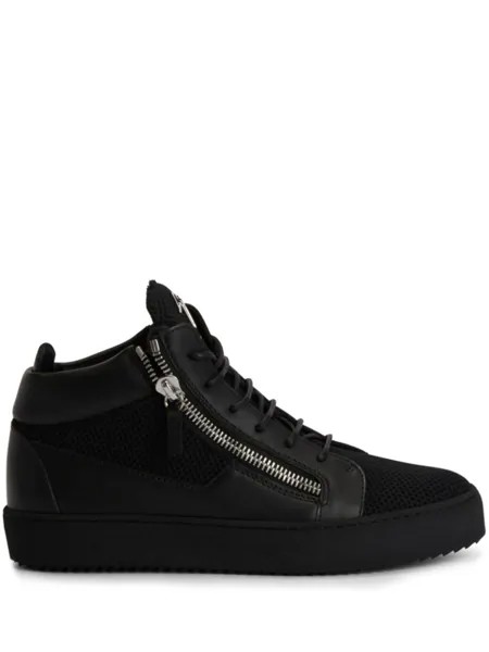 Giuseppe Zanotti кеды Kriss со вставками, черный